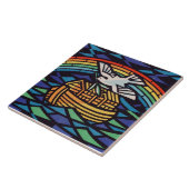 Noach's ark met Heilige Geest Tegeltje (Zijkant)