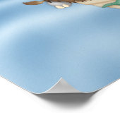 NOACH'S ARK Regenboog NURSERIJ DECORATIE Poster (Hoek)