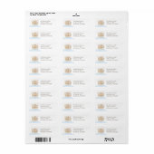 Noach's Ark retouradreslabels Etiket (Full Sheet)