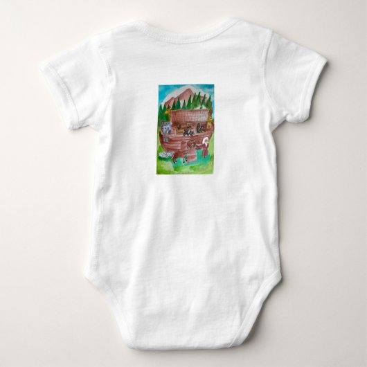 Noach's ark romper (Achterkant)