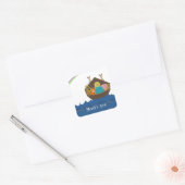 Noach's ark vierkante sticker (Envelop)