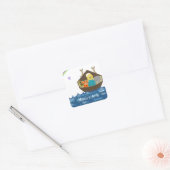 Noach's ark vierkante sticker (Envelop)