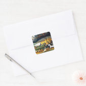 Noach's ark vierkante sticker (Envelop)