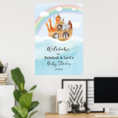 Noach's Ark Welkom Bord Poster (Thuiskantoor)