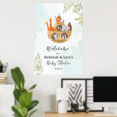 Noach's Ark Welkom Bord Poster (Thuiskantoor)