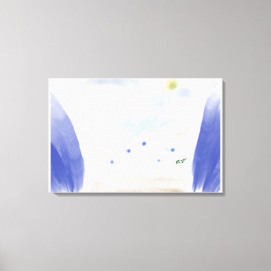 Noach's kudde zag... Canvasprint Canvas Afdruk (Voorkant)