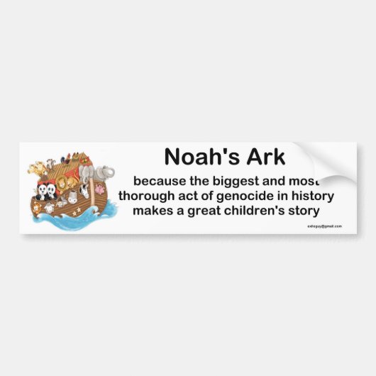 noah ' ark bumpersticker (Voorkant)