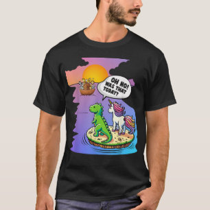 Noah Ark Eenhoorn Dinosaur Liefhebber Christelijk T-shirt