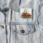 noah ark vierkante button 5,1 cm (In situ)