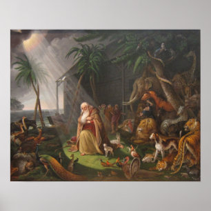 Noah Bak door Charles Wilson Peale - Circa 1819 Poster