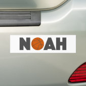 Noah Basketball Bumpersticker (Op auto)