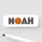 Noah Basketball Naamplaatje (In situ)