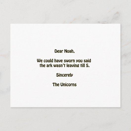 Noah Briefkaart (Voorkant)