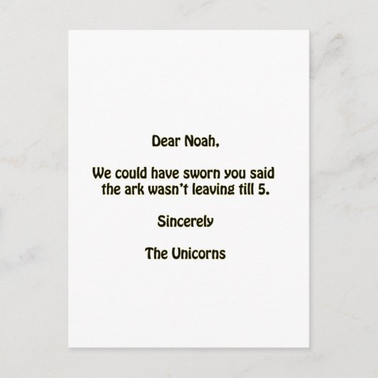 Noah Briefkaart (Voorkant)