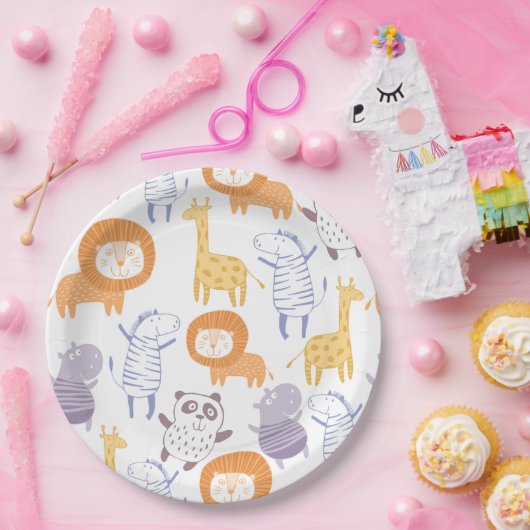 Noah Collectie dierentuin papier Bord (Feest)