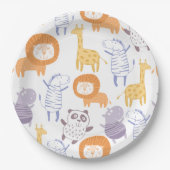 Noah Collectie dierentuin papier Bord (Voorkant)