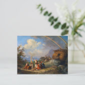 Noah dankt voor de verlossing (1901) briefkaart (Staand voorkant)