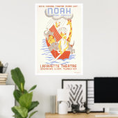 Noah & de Ark 1938 WPA Poster (Thuiskantoor)