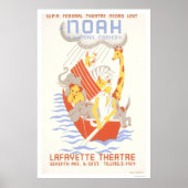 Noah & de Ark 1938 WPA Poster (Voorkant)