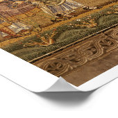 Noah die de dieren in de ark brengt, mozaïek in de poster (Hoek)