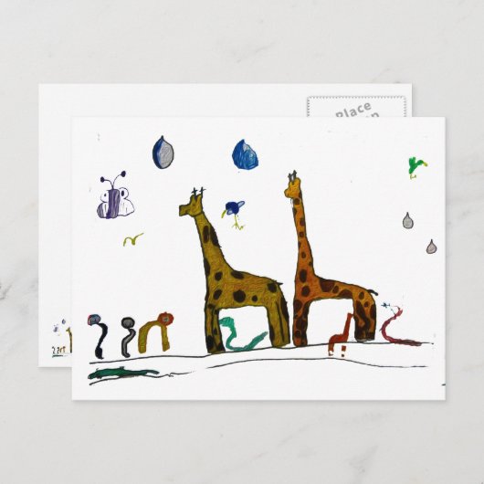 Noah Dieren Briefkaart (Voorkant / Achterkant)