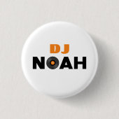 Noah DJ Ronde Button 3,2 Cm (Voorkant)