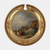 Noah en de Ark Advent Jesse Boom Metalen Ornament (Voorkant)
