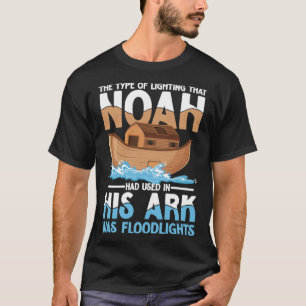 Noah had gebruikt in zijn ark was schijnwerpers t-shirt