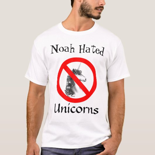 Noah Hated Unicorns T-shirt (Voorkant)