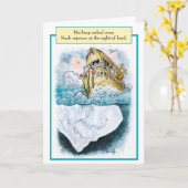 Noah Iceberg Biblical Birthday Card Kaart (Gele Bloem)
