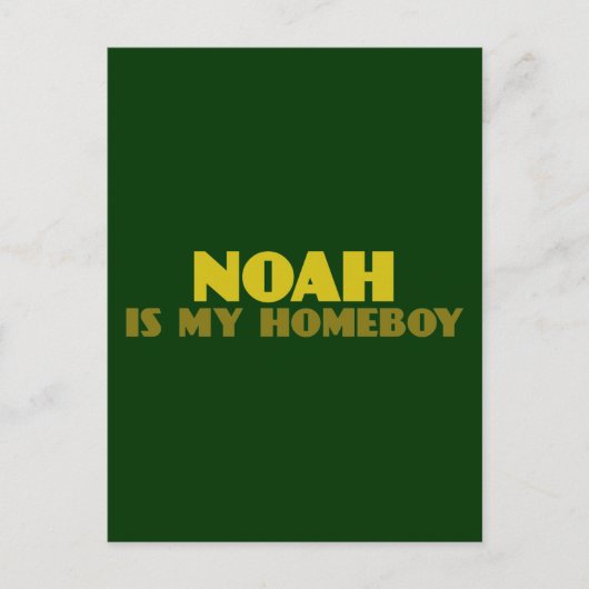 Noah is mijn Homeboy Briefkaart (Voorkant)