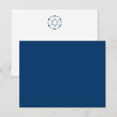 Noah Jack Bar Mitzvah Bedankt Notitiekaartje (Voorkant / Achterkant)