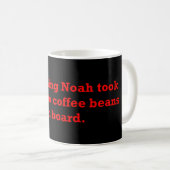Noah koffiebonen koffiemok (Voorkant rechts)