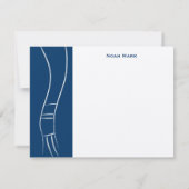 Noah Mark Tallit Dank u Bar Mitzvah Bedankkaart (Achterkant)
