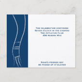 Noah Mark Tallit Reception Bar Mitzvah Informatiekaartje (Achterkant)