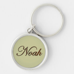 NOAH Naam-Branded Gift Sleutelhanger of Rits-pull