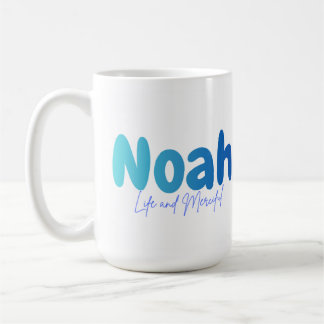 Noah Naam Cadeau - Leven en Barmhartig - Gepersona Koffiemok