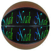 Noah, naam, Logo, regelmaat Basketball Mini Basketbal (Voorkant)