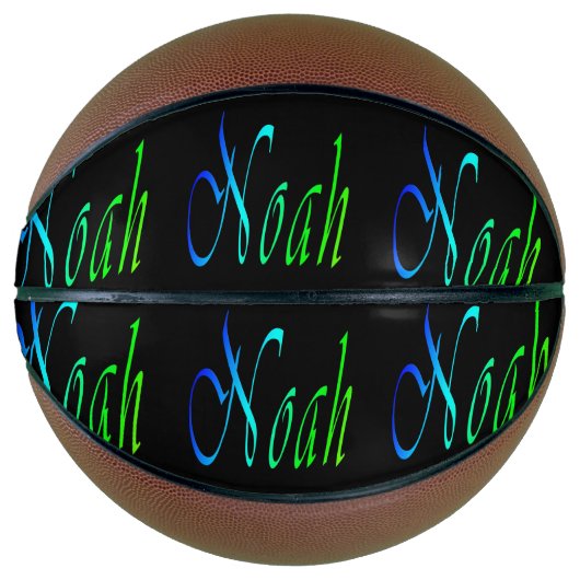 Noah, naam, Logo, regelmaat Basketball Mini Basketbal
