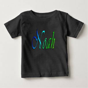 Noah, Naam, Logo, Zwarte baby T-shirt