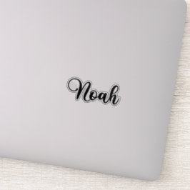 Noah Name - Handgeschreven kalligrafie Sticker