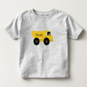 Noah Personalized Dump Truck  Kinder Shirts (Voorkant)