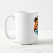 Noah Retro Sunset Naamontwerp Koffiemok (Links)