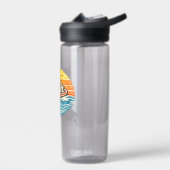 Noah Retro Zonsondergang Naam Ontwerp Waterfles (Links)
