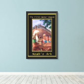 Noah`s Ark Bouw Het Schip Genesis 6 Canvas Afdruk (Insitu (Houten vloer))