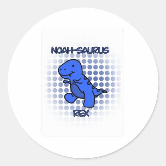 Noah-saurus Rex! Sticker (Voorkant)