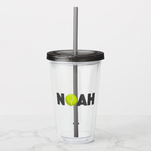 Noah Tennis Acryl Drinkbeker (Voorkant)