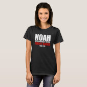 Noah Was A Conspiracy Theorist Then It Rained Luke T-shirt (Voorkant volledig)