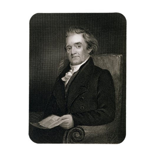 Noah Webster (1758-1843), gegraveerd door Frederic Magneet (Verticaal)