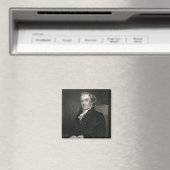 Noah Webster (1758-1843), gegraveerd door Frederic Magneet (Insitu (Vaatwasser))